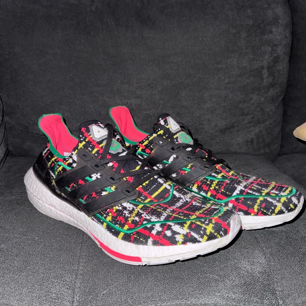 adidas Palace x UltraBoost 21 Black Multicolor Size 12